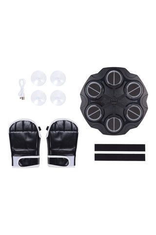 6-Target Wall-mounted bluetooth Music Boxing Machine Toy with LED Light, SI0173 (Ver.2)