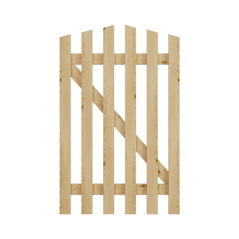 76x120cm Outdoor Wooden Garden Gate Fence Door, AI1435 (Ver.2)