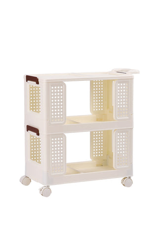 2-Tier Folding Storage Cart, WZ0178