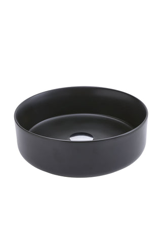 Round Black Vessel Bathroom Sink, DM0662