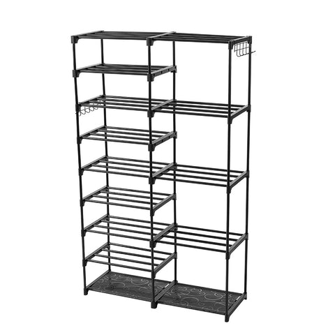 9-Tier Large Open-Style Shoe Rack, LY0143 (Ver.2)