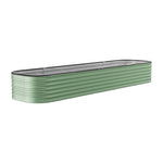 Gardens Plan Oval-Shaped Galvanized Steel Raised Garden Bed, PM1494