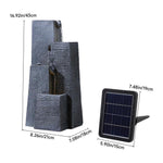 Outdoor Solar-Powered Water Fountain Decor, AI1496