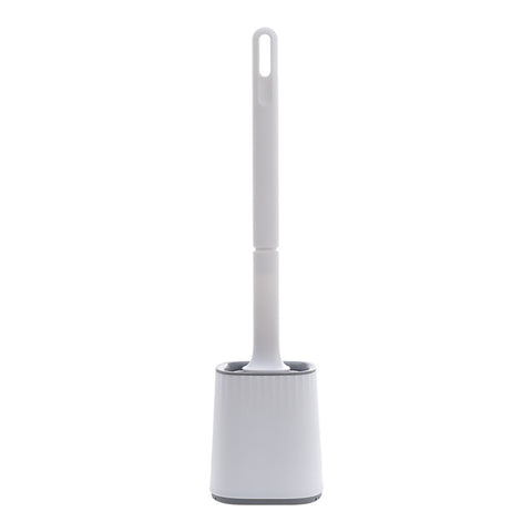 Livingandhome Flexible Silicone Toilet Brush and Holder, WZ0146