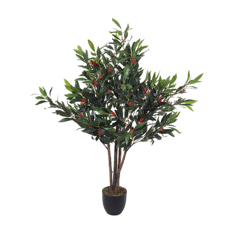 Artificial Olive Tree Decorative Plant in Planter, PM1591 (Ver. 2)