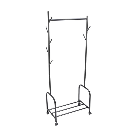 Carbon Steel Garment Clothes Rack with Wheels, SC1916