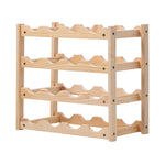 4-Tier Bamboo Wood Wine Rack, KT0088