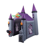 11ft Halloween Haunted House Castle Inflatable with Build-In LED, SW0875