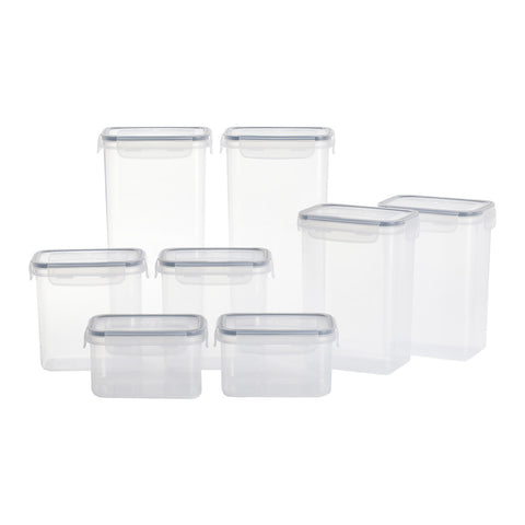 Livingandhome 8Pcs Kitchen Storage Containers for Dry Food, CT0437