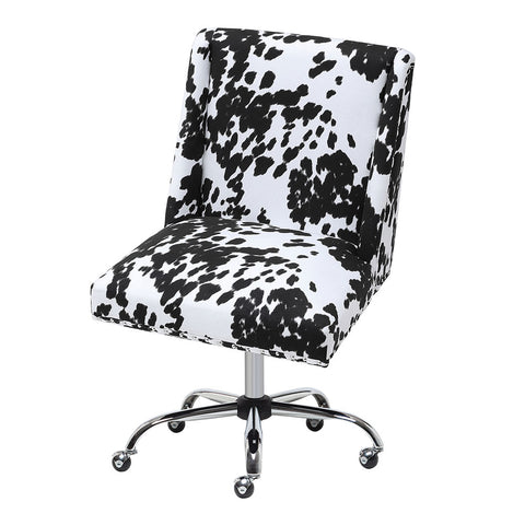 Milk Cow Print Swivel Office Chair, FA0314