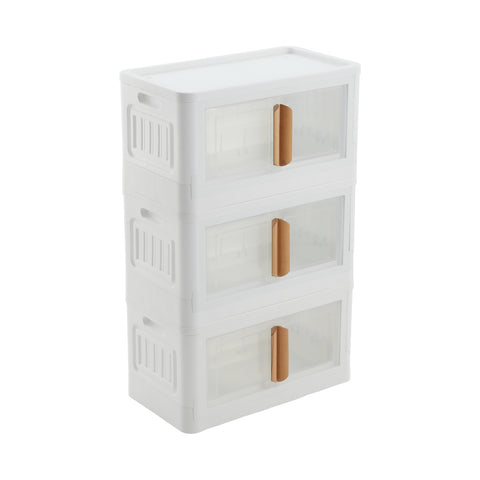 Stackable Foldable 3-Tier Storage Box, WZ0198