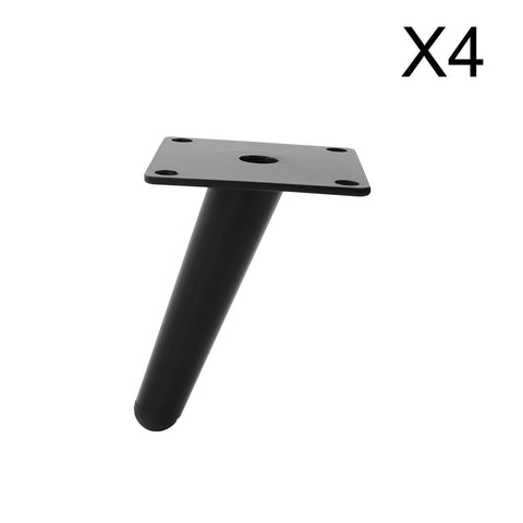 Livingandhome Metal Table Legs Tapered Furniture Legs Replacement, PM0967