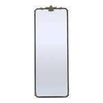 Livingandhome Vintage-Inspired Rectangle Carved Wall Mirror, FI0826