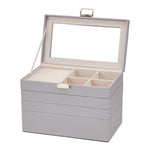 4-Tier Jewellery Storage Box with Transparent Lid, SO0052