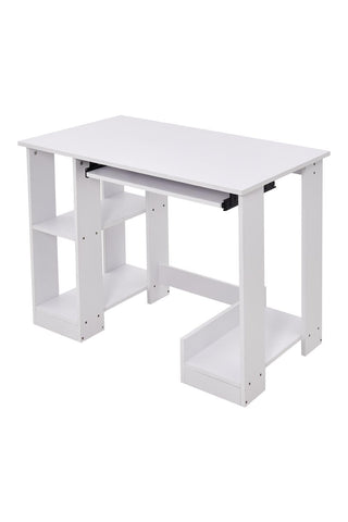 White Computer Desk with Monitor Stand, DM0927(Ver.2)