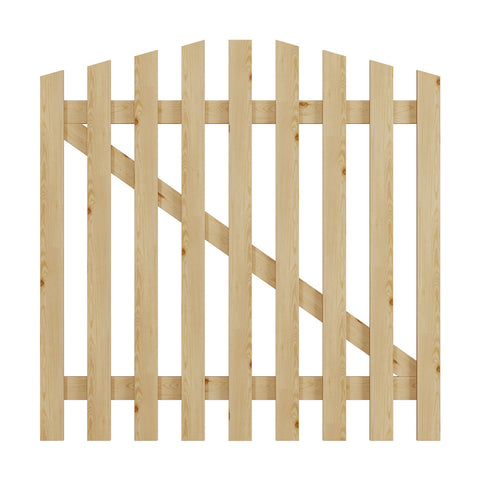 120x120cm Outdoor Wooden Garden Gate Fence Door, AI1439 (Ver.2)