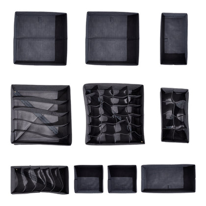 10 Pcs Foldable Non-woven Clothing Organizer, LY0130 (Ver.2)