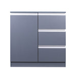 Livingandhome Sideboard Cabinet with 3 Drawers, DM0563