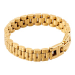 Elegant Gold-plated Stainless Steel Bracelet, CA290003 (Ver.2)