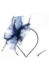 Navy Blue Vintage Fashion Fascinator, DQ0017