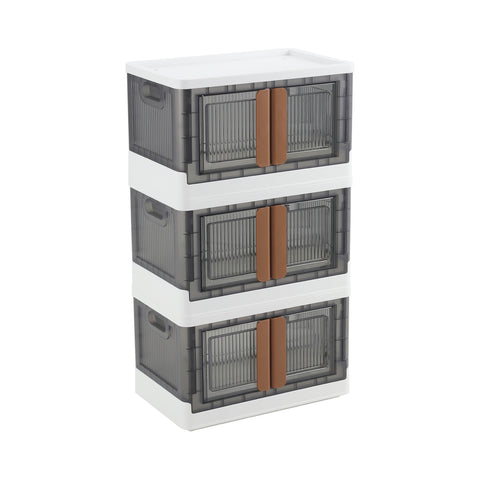 Stackable Foldable 3-Tier Storage Box, WZ0196