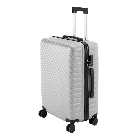 24’’ Grey Suitcase with Combination Lock, XY0283