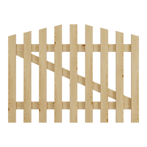 120x90cm Outdoor Wooden Garden Gate Fence Door, AI1433 (Ver.2)