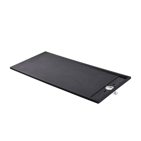 Rectangle Shower Tray in Black, LG1437LG1438