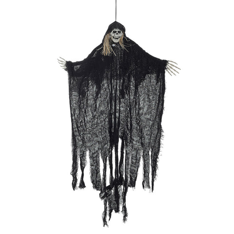 Livingandhome Halloween Hanging Skeleton Ghost with Sensor, SW0507