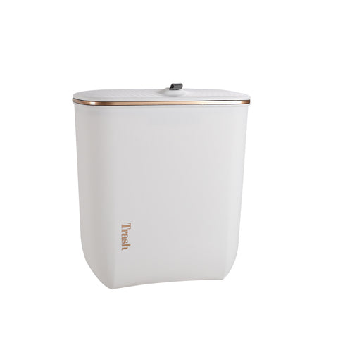 Livingandhome Kitchen Bathroom Hanging Waste Bin with Lid, WZ0084