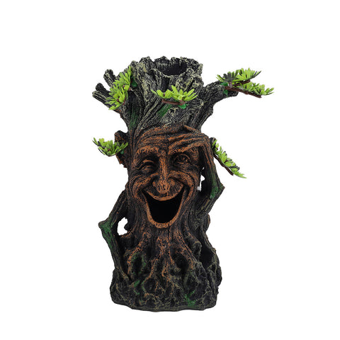 Livingandhome Fish Tank Accessories Hollow Tree Trunk Aquarium Decorations Ornament, SW0439