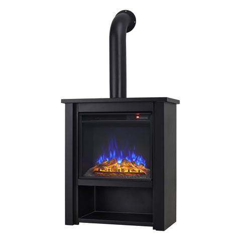 Livingandhome 30 Inch Modern Freestanding Electric Fireplace Stove, PM1246PM1247PM1248