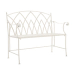 Country Style Double Chair Iron Bench Outdoor Decoration, AI0898