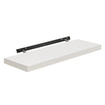 Rectangular Farmhouse Wall Mounted Floating Shelf with Brackets, SP2542