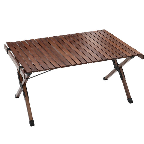 Outdoor Foldable Low Wooden Table for Picnic, Camping with Carrying Bag, CX0419