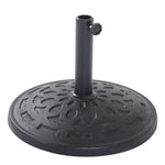 Livingandhome Resin Umbrella Base Heavy Duty Outdoor Parasol Stand, LG0883