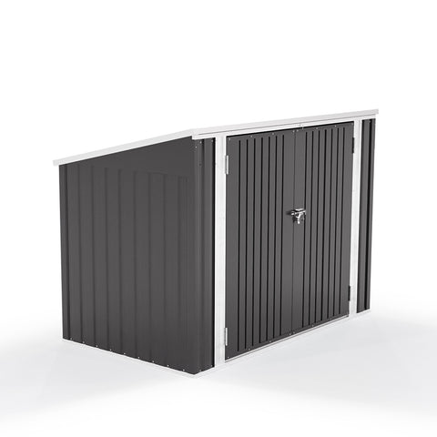 Steel Trash Can Recycle Bin Enclosure Storage Shed, PM1163PM1164