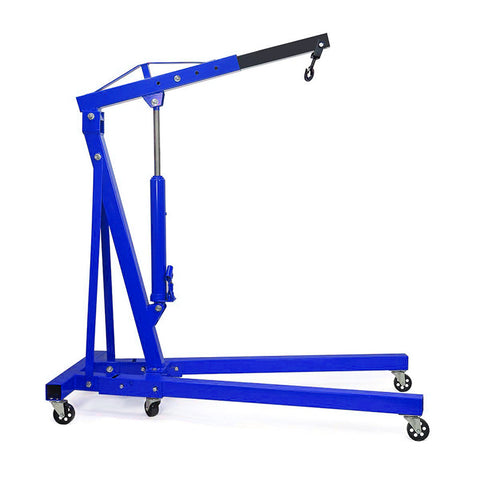 Livingandhome Mobile Folding Hydraulic Engine Crane 2200lb, AI0237AI0238