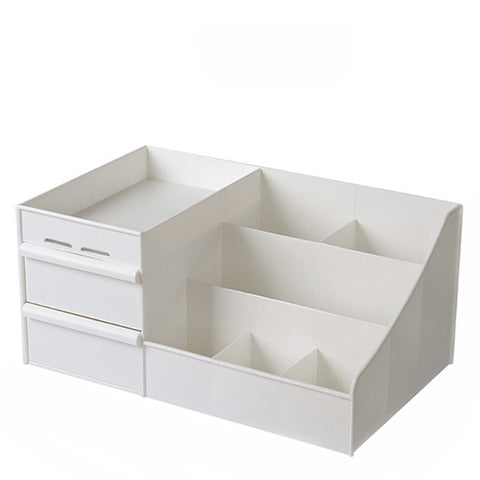 Livingandhome Plastic Storage Box with Drawers for Makeup, SP2047