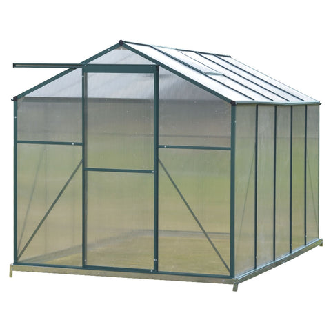 Aluminium Hobby Greenhouse with Base and Window Opening, PM0986PM0987