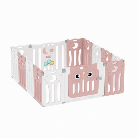 Foldable Baby Kid Playpen 14 Panel Safety Play Yard Home Activity Center, FI0272