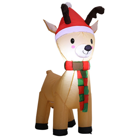 Inflatable Elk Christmas Yard Decoration with LED, SJ0105