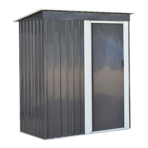 Galvanized Steel Garden Patio Tool Shed, PM0379PM0380