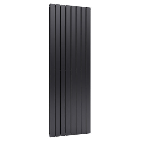 Livingandhome Steel Smoke Grey Vertical Tall Radiator with Double Panel, DM0391