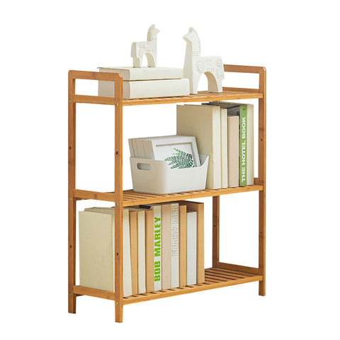 Tiered Bamboo Wood Book Storage Shelf, SP2462