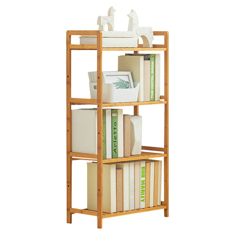 Tiered Bamboo Wood Book Storage Shelf, SP2464