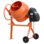 Electric Portable Cement Concrete Mixer with Wheels, PM0219