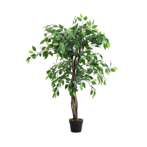 Livingandhome Artificial Green Banyan Tree UV Resistant Plant for Living Room, PM1237