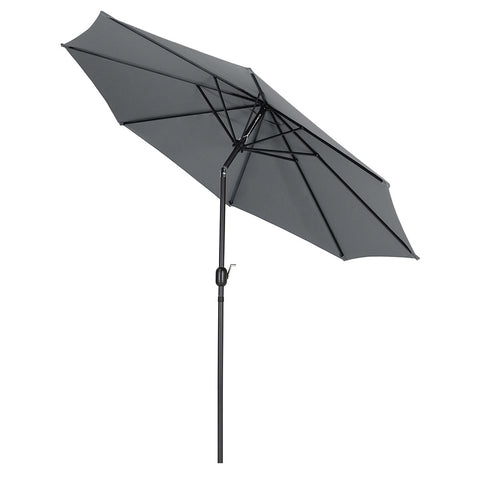 Livingandhome 3M Large Rotating Patio Parasol for Outdoor Sunshade and Rain, LG0446