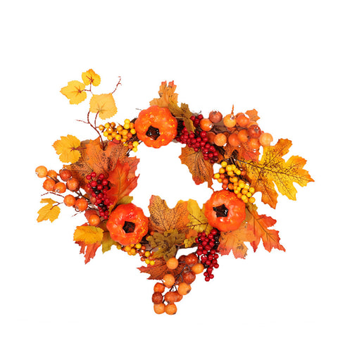 Fall Decoration with Lights Halloween Wreath, SP0840